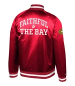 NFL San Francisco 49ers Faithful To The Bay Gold Satin Jackets