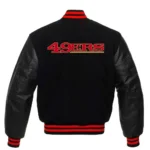 NFL San Francisco 49ers Letterman Black Wool Varsity Jackets