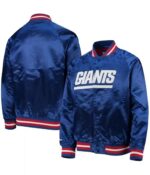 NY Giants Youth Lightweight Raglan Full-Snap Jacket