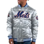 NY Mets Cooperstown Collection Bronx Puffer Jacket