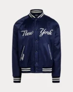 NY Yankees Polo Ralph Lauren Satin Jacket