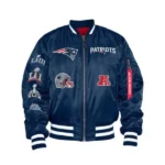 New England Patriots Alpha Industries Bomber Jacket