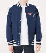 New England Patriots Bomber Blue Jacket