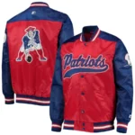 New England Patriots Red Varsity Jacket