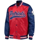 New England Patriots Red Varsity Jackets