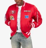 New Era Ma-1 San Francisco 49ers Alpha Industries Bomber Varsity Jacket