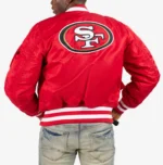 New Era Ma-1 San Francisco 49ers Alpha Industries Bomber Varsity Jackets