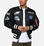 New Era X NFL Philadelphia Eagles MA-1 Bomber Jacket