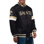 New Orleans Home Game Saints Black Jacket