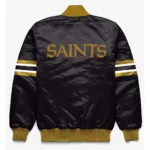 New Orleans Saints Button Down Black Jackets