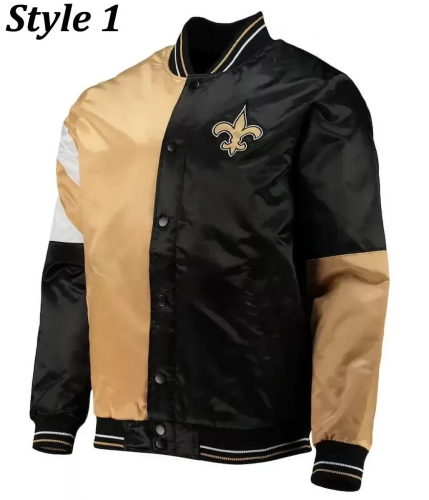 New Orleans Saints Throwback Varsity Jackets