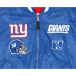 New York Giants Bomber MA-1 Jackets