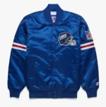 New York Giants Satin Varsity Bomber Jacket