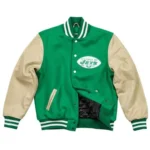 New York Jets Green and Beige Jacket