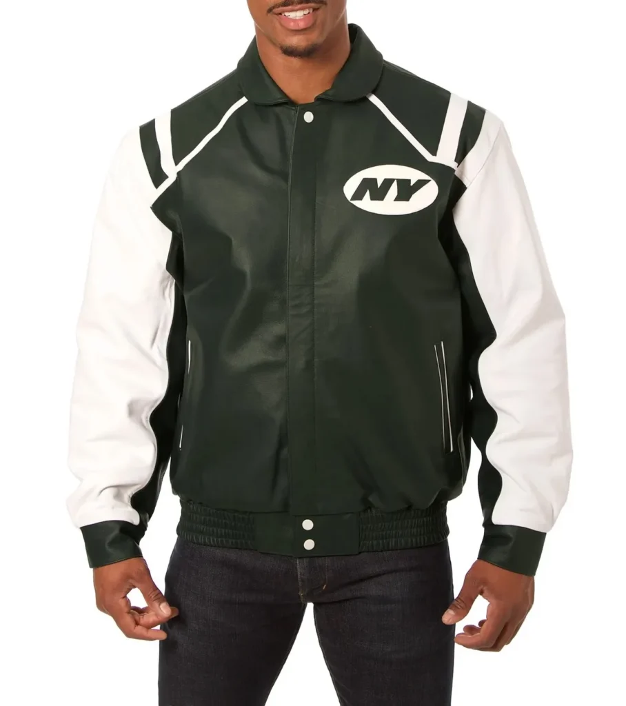 New York Jets JH Design Leather Jacket