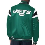 New York Jets Midweight Green Satin Jackets