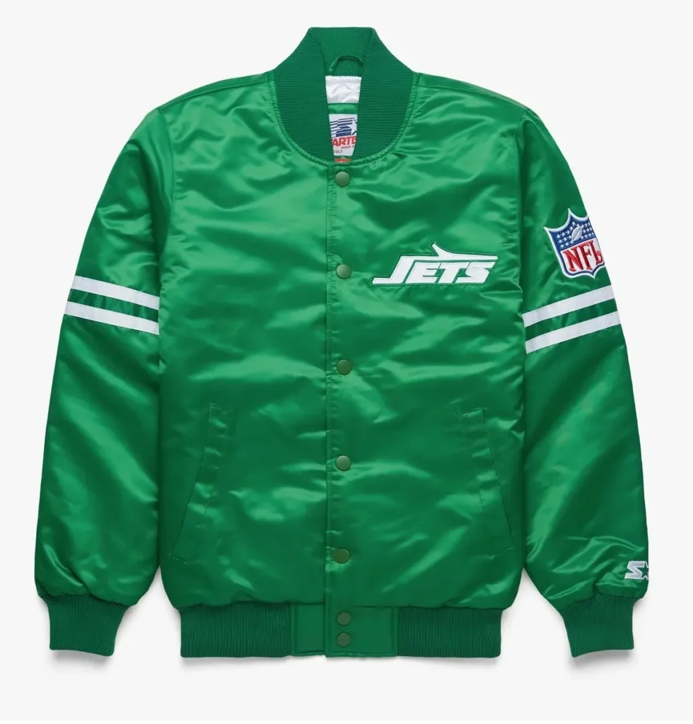 New York Jets Satin Starter Varsity Jacket