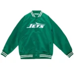 New York Jets White Full-Snap Jacket