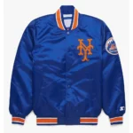 New York Mets Classic Full-Snap Satin Jacket