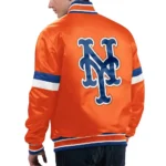 New York Mets Home Game Orange Satin Jackets