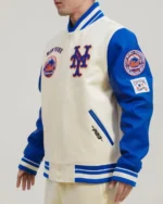 New York Mets Retro Classic Rib Wool Jacket