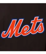 New York Mets Varsity Wool and Leather Jacket