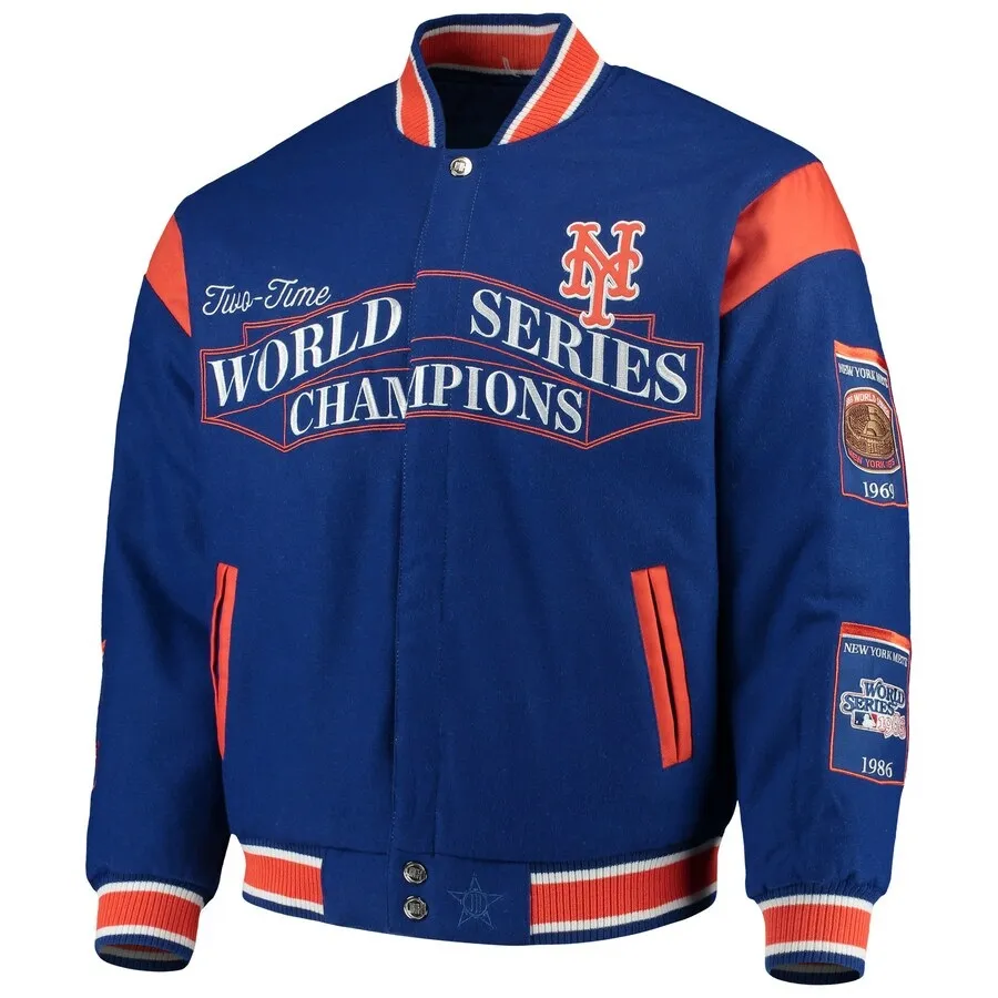 New York Mets World Series Champions Full-Snap Jacket