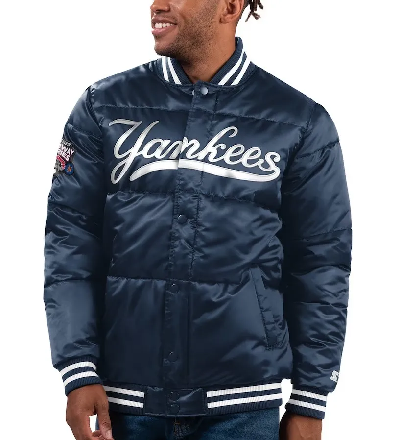 New York Yankees Starter Full-snap Puffer Jacket