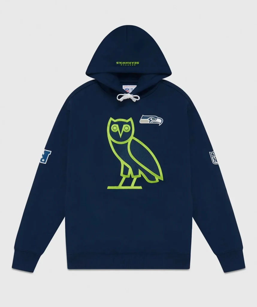 OVO NFL Seattle Seahawks Blue Hoodie