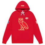 OVO X San Francisco 49ers Scarlet Hoodie