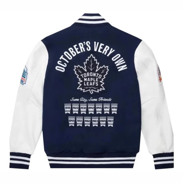 OVO x Toronto Maple Leafs Varsity Jackets