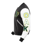 Oakland Athletics Classic White Bomber Wool Varsity Jacket