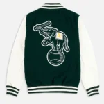 Oakland Athletics Green and White Varsity Jackets