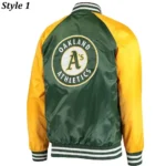 Oakland Athletics Lead Off Varsity Jacket