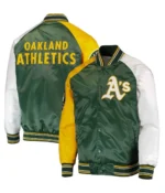 Oakland Athletics Reliever Satin Jacket