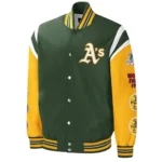 Oakland Athletics Title Holder Satin Jackets