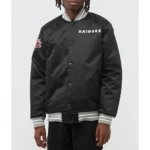 Oakland Raiders Heavyweight Satin Varsity Jackets