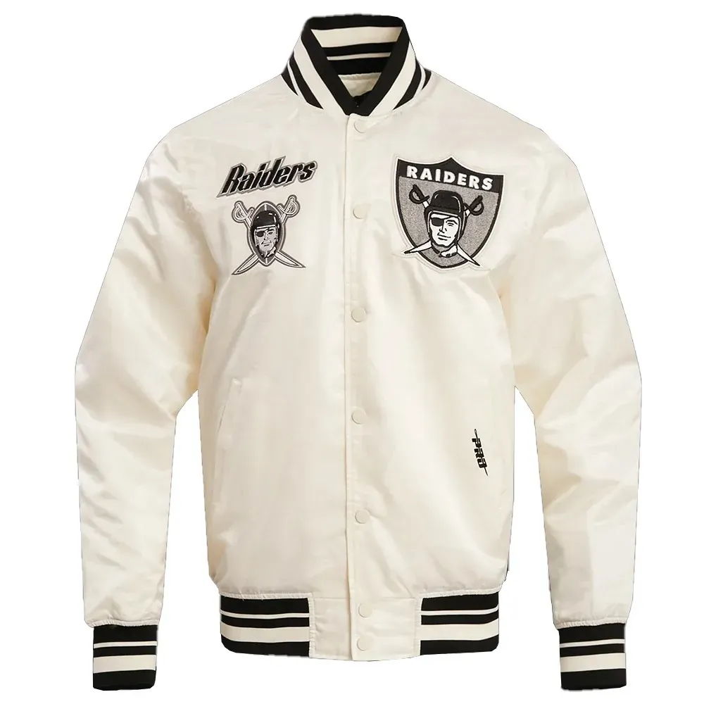 Oakland Raiders Retro Classic Rib Jacket