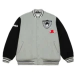 Oakland Raiders Team Legacy Varsity Wool Jacket