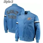 Oklahoma City Thunder Pick Varsity Blue Jacket