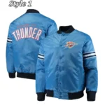 Oklahoma City Thunder Pick Varsity Satin Jackets