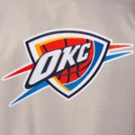 Oklahoma City Thunder Royal Varsity Poly Twill Jacket