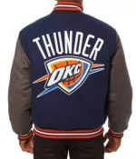 Oklahoma City Thunder Varsity Two Tone Jackets