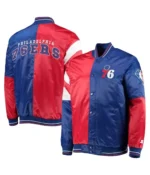 Philadelphia 76ers 75th Anniversary Leader Full-Snap Jacket