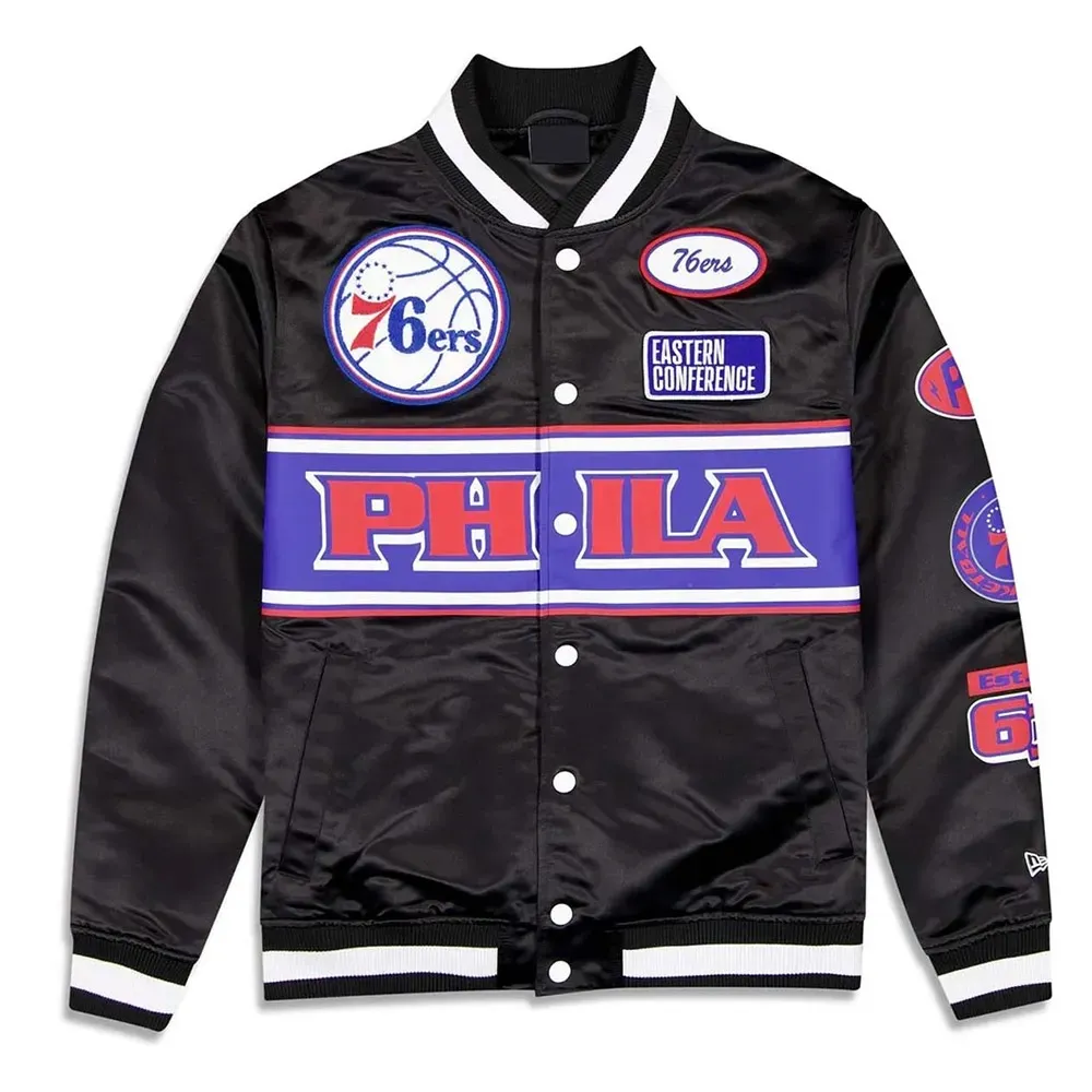 Philadelphia 76ers Rally Drive 2024 Jacket6