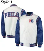 Philadelphia 76ers Renegade Satin Jackets