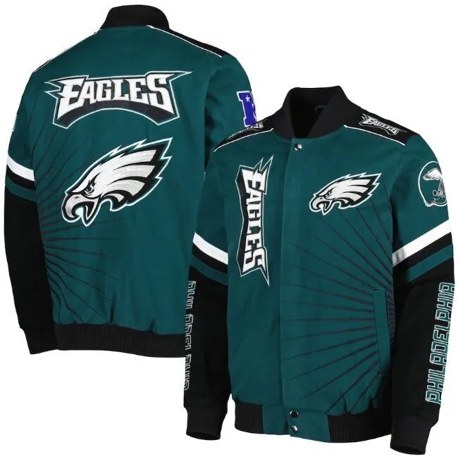 Philadelphia Eagles Full Snap Starter Jacket