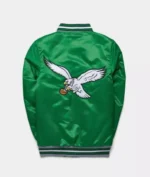 Philadelphia Eagles Starter Green Satin Jackets