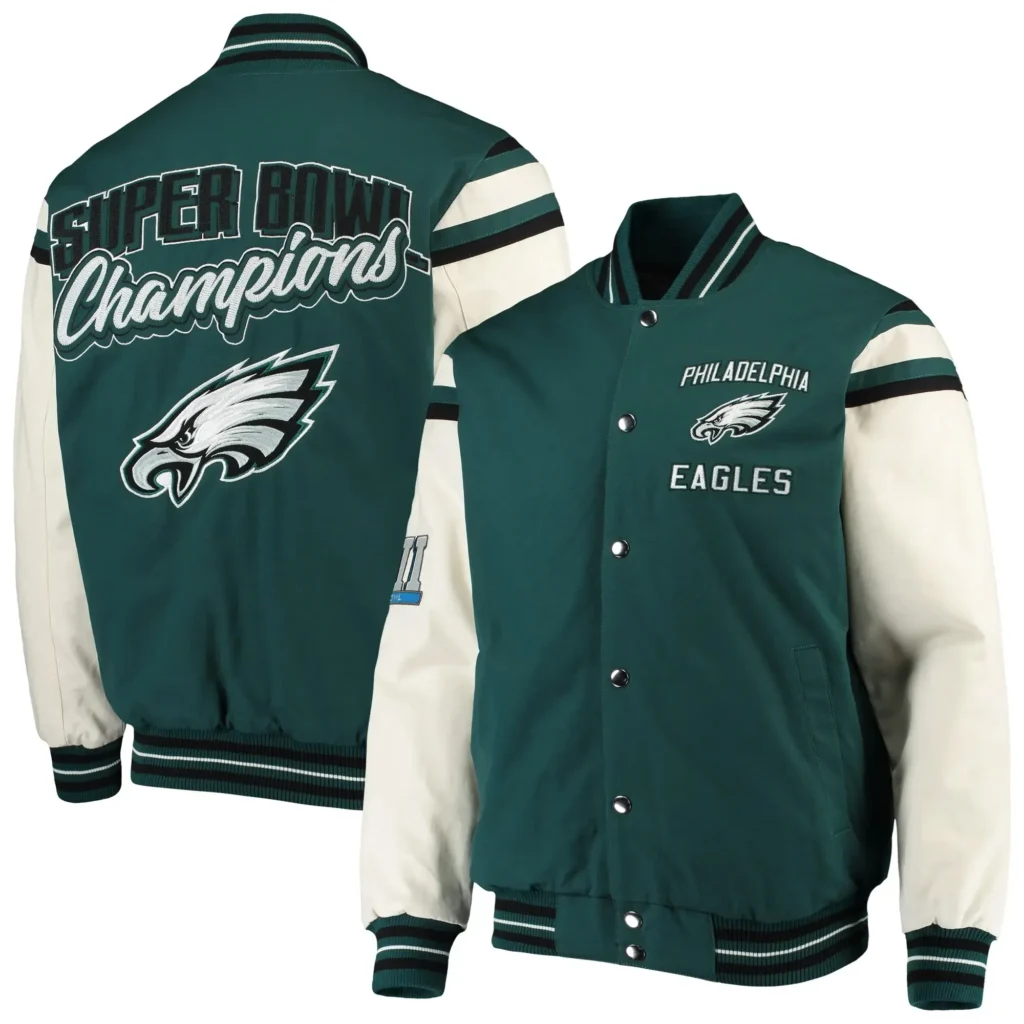 Philadelphia Eagles Super Bowl Varsity Jacket