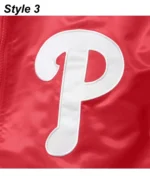 Philadelphia Phillies Bomber Satin Jacket8